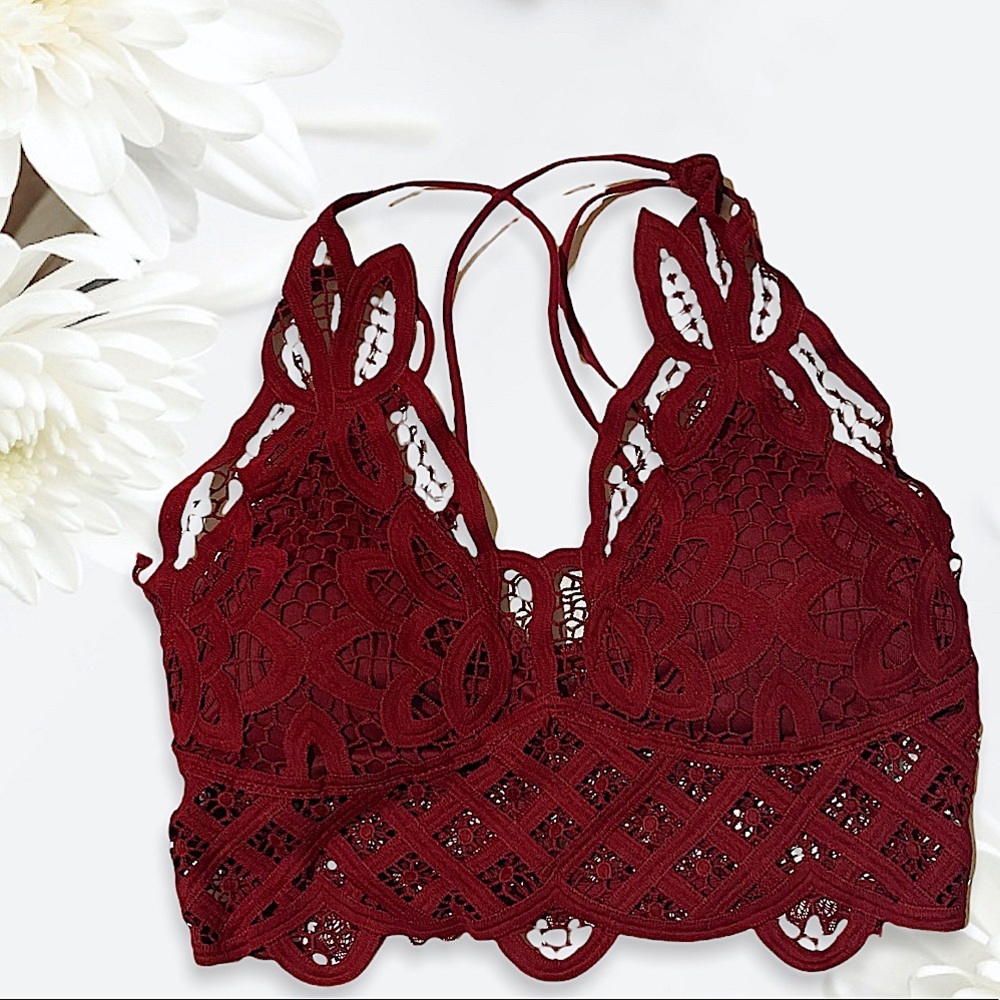 LACE LONGLINE BRALETTE